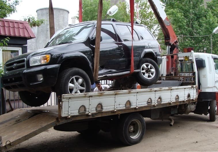 фото эвакуатор с лебедкой 