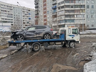 фото эвакуатор легкового авто в новокузнецке